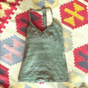 Hard Tail Camo Exercise Tank with Built in Bra